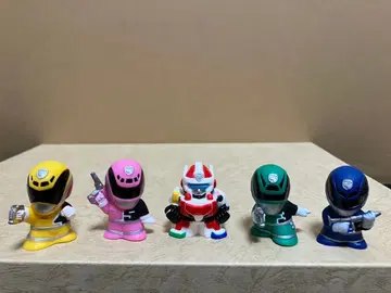 특수전대 데카레인저 소프트 비닐 컬렉션 5종 2004년