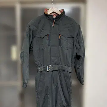 스노우웨어 다크 그레이 벨트 오버롤