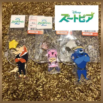 [새상품] 주토피아 x 시마무라 아크릴 키링 3개 세트