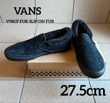 VANS V98CF FUR SLIP ON FUR 슬립온 27.5cm 블랙