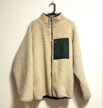 플리스 자켓 포켓 부착