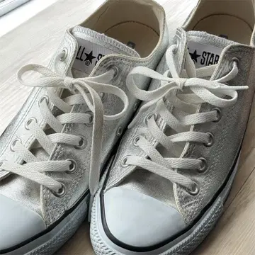 CONVERSE ALL STAR 실버 스니커즈 컨버스