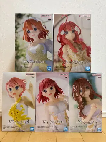 5등분의 신부 피규어 5체 세트