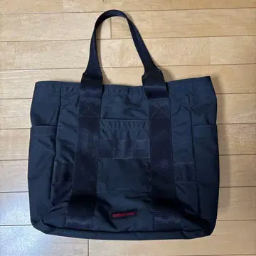 BRIEFING 블랙 토트백