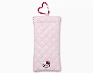 키티 안경 케이스 하트형 카라비너 포함