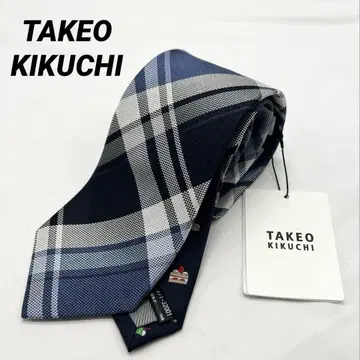 [미사용 새상품 (142)] 다케오 키쿠치 넥타이 체크 무늬