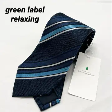 [미사용 새상품 (144)] 그린 라벨 릴랙싱 넥타이 스트라이프 패턴