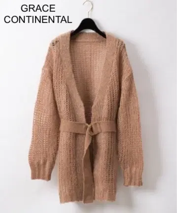 GRACE CONTINENTAL 모헤어 니트 가디건