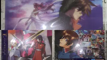 건담 SEED 제일복권 비주얼 매트 3종 세트