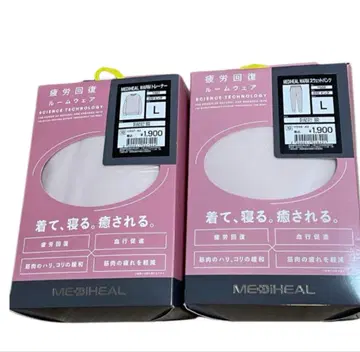 MEDIHEAL WARM 상하의 세트 L 핑크 여성용 워크맨