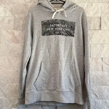 새상품급! SATURDAYS SURF NYC 그레이 후드티