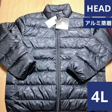남성용 HEAD 헤드 패딩 자켓 4L 블랙 카모 패턴 알루미늄 증착