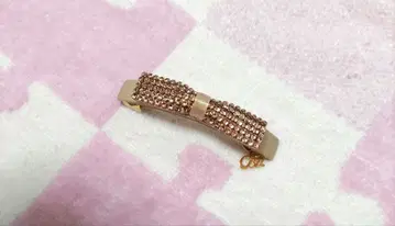 컴플렉스 비즈 스와로브스키 리본 머리핀