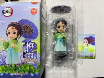 귀멸의 칼날 중국 한정판 탄지로 피규어 매실 비오는 날