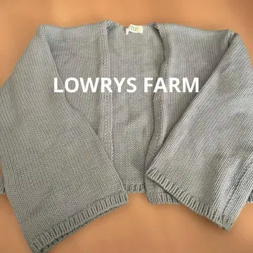 LOWRYS FARM 블루 가디건 사이즈 F