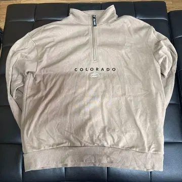 [ CAMP7 ] 하프 지퍼 디자인 속기모 맨투맨