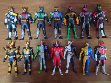 가면라이더 소프트 비닐 피규어 총 14개