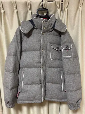 BEAMS HEART 울 트윈 다운 GREY