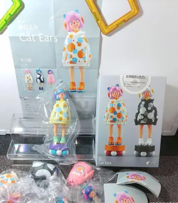 가챠 박스 카츠타 에미 Cat Ears 6점 세트