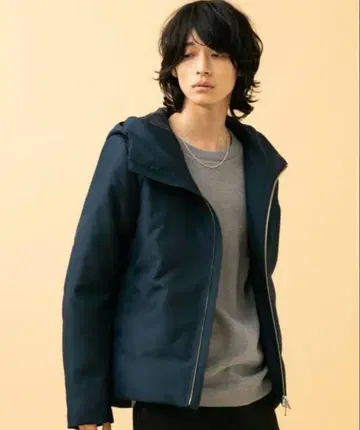 STUDIOUS 다운 자켓 네이비 700fill