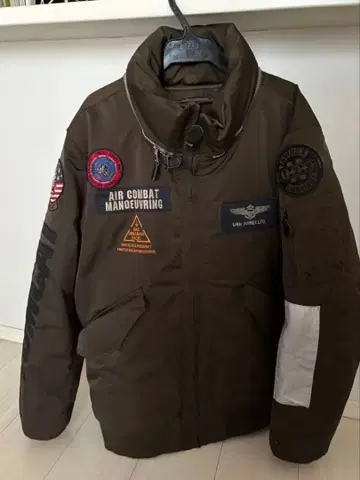 AVIREX TOP GUN CWU 플라이트 자켓 카키