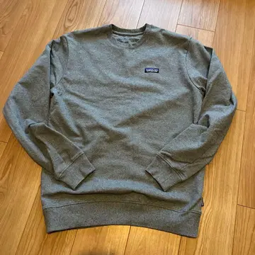 patagonia 그레이 크루넥 트레이닝복