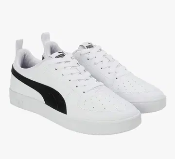 *PUMA 리키 화이트 블랙 스니커즈