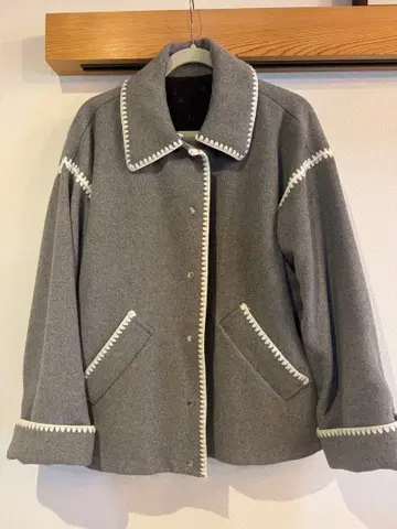 로지몬스터 rosy monster 하마구리 자켓 그레이