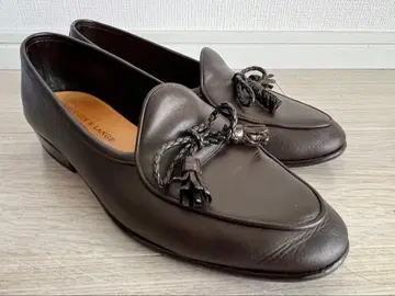 BAUDOIN & LANGE 카프 태슬 로퍼 브라운 39