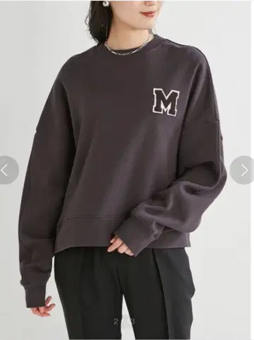 milaowen M 사가 자수 빅 트레이닝복