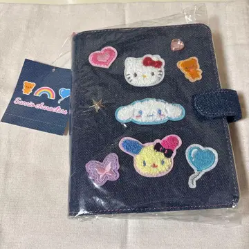 산리오 데님 와펜 바인더 시나몬 쿠로미