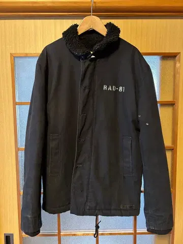 RADIALL N-1 덱 자켓 스텐실 밀리터리 라디얼