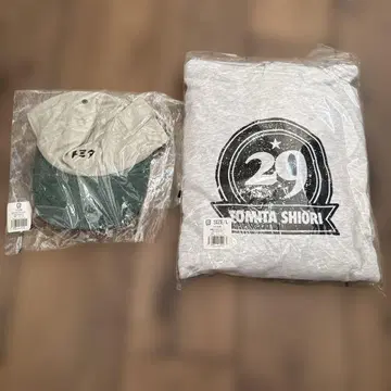 토미타 시오리 후드티 모자 2세트