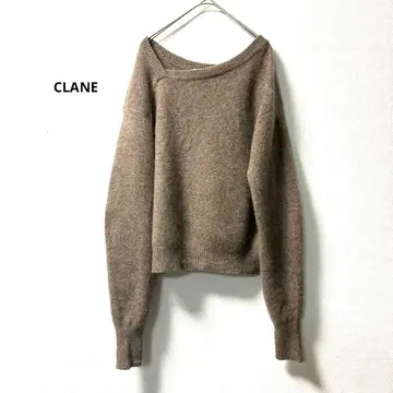 CLNAE 디폼 보트넥 야크 니트탑 사이즈 1