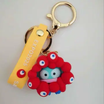 오사카 간사이 엑스포 미야쿠미야쿠 입체 코스튬 키링 한교동 옐로우 컬러