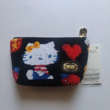 미사용 새상품 페이러 x 이에나 별주 HELLO KITTY 보트형 파우치