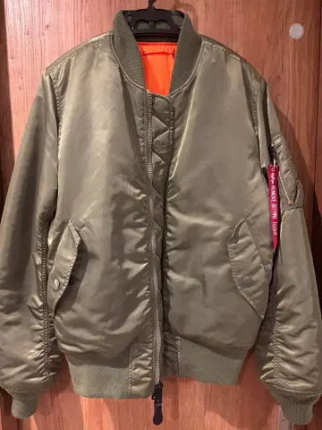 ALPHA 알 MA-1 플라이트 자켓 밀리터리 블루종 size M