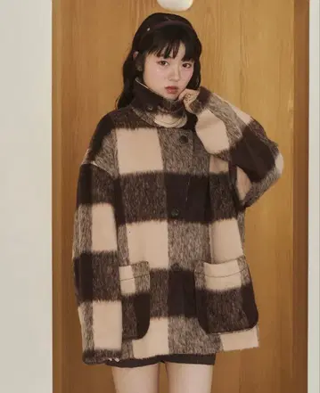 remoon 샤기 코트