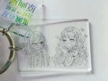 귀멸의 칼날 고토게 코요하루 원화전 클리어 베이스 키링 칸로지 이쿠로