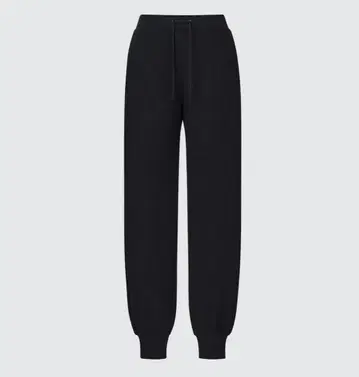 유니클로 마메쿠로구치 히트텍 울 블렌드 와플 팬츠 M 블랙