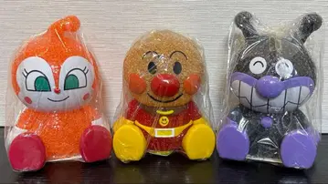 LED 라이팅 인형 3체 세트 (호빵맨) 새상품 미사용입니다.