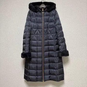 LAPINE 퍼 다운 자켓 네이비