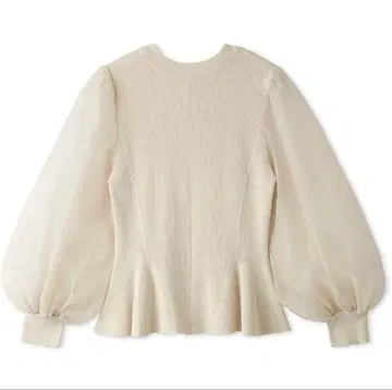 [ 새상품급 ] 프레이 아이디 2way 페플럼 니트 L BEG 니트탑