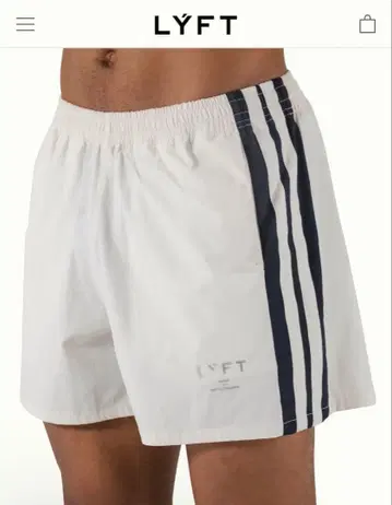 [ 완판템 ] LYFT 수륙양용 사이드 스트라이프 숏팬츠 S