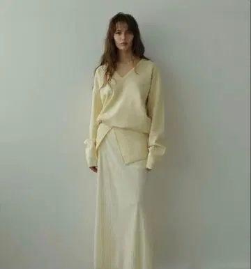 ETRE TOKYO W 페이스 브라우징 니트 풀오버