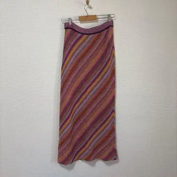 MISSONI 미쏘니 스트라이프 멀티 컬러 롱 스커트