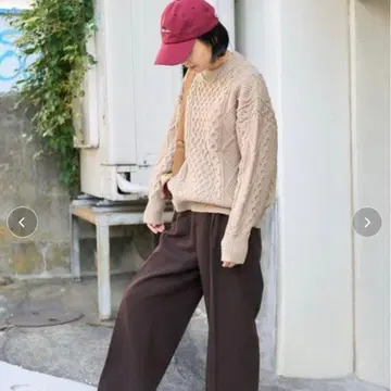 프릭스스토어 FREAK'S STORE 믹스 케이블 니트