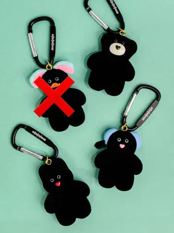 mojojojo 피규어 마스코트 vol.3 3종 세트 블랙 한정 컬러