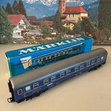 메르클린 HO 게이지 독일 연방 철도 4029 침대차 양철제 원상자입