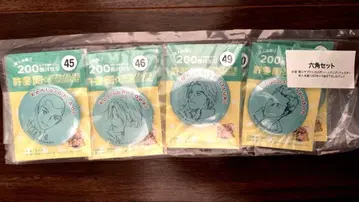 테니스의 왕자님 혼자 테니프리 페스티벌 캔뱃지 롯카쿠 세트